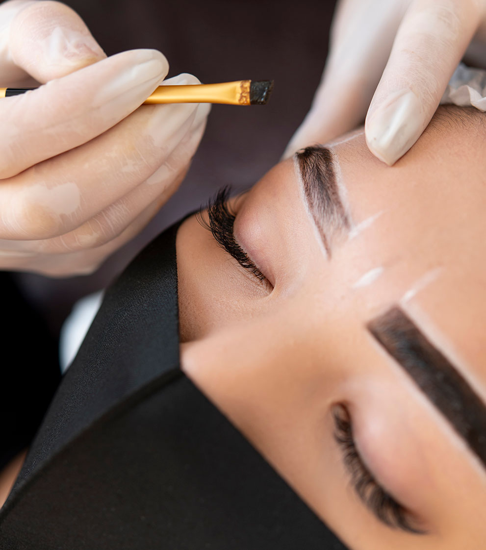 Eyebrow sculpting services in Los Angeles